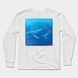 Blue humpback whales Long Sleeve T-Shirt